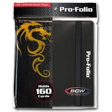 BCW 4 Pocket Folio Binder - Black